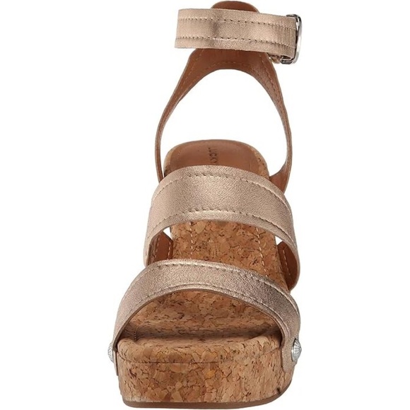Lucky Brand Women's LK Valintina Wedge Sandal, Color Stardust, Size 11 M, NIB - Picture 2 of 5